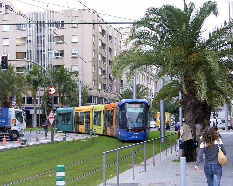 Light rail in Tenerife, Spain